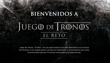 Vodafone y HBO España organizan 'Juego de Tronos, El Reto', una experiencia relacionada con la serie que recorrerá España hasta octubre
