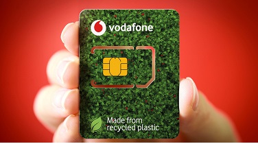 Vodafone lanza tarjetas Eco-SIM fabricadas con plástico reciclado