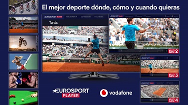 Discovery y Vodafone cierran un acuerdo estratégico para incorporar Eurosport Player en la oferta de Vodafone TV