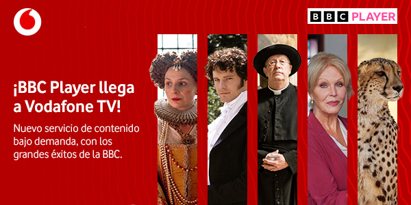 Vodafone TV incorpora BBC Player y refuerza su paquete básico con 700 horas de contenido