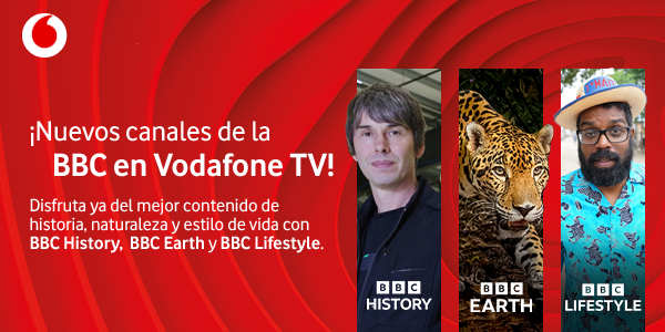 <strong>Vodafone TV incorpora a su programación los canales BBC Earth, BBC Lifestyle y BBC History</strong><br/> <br/>