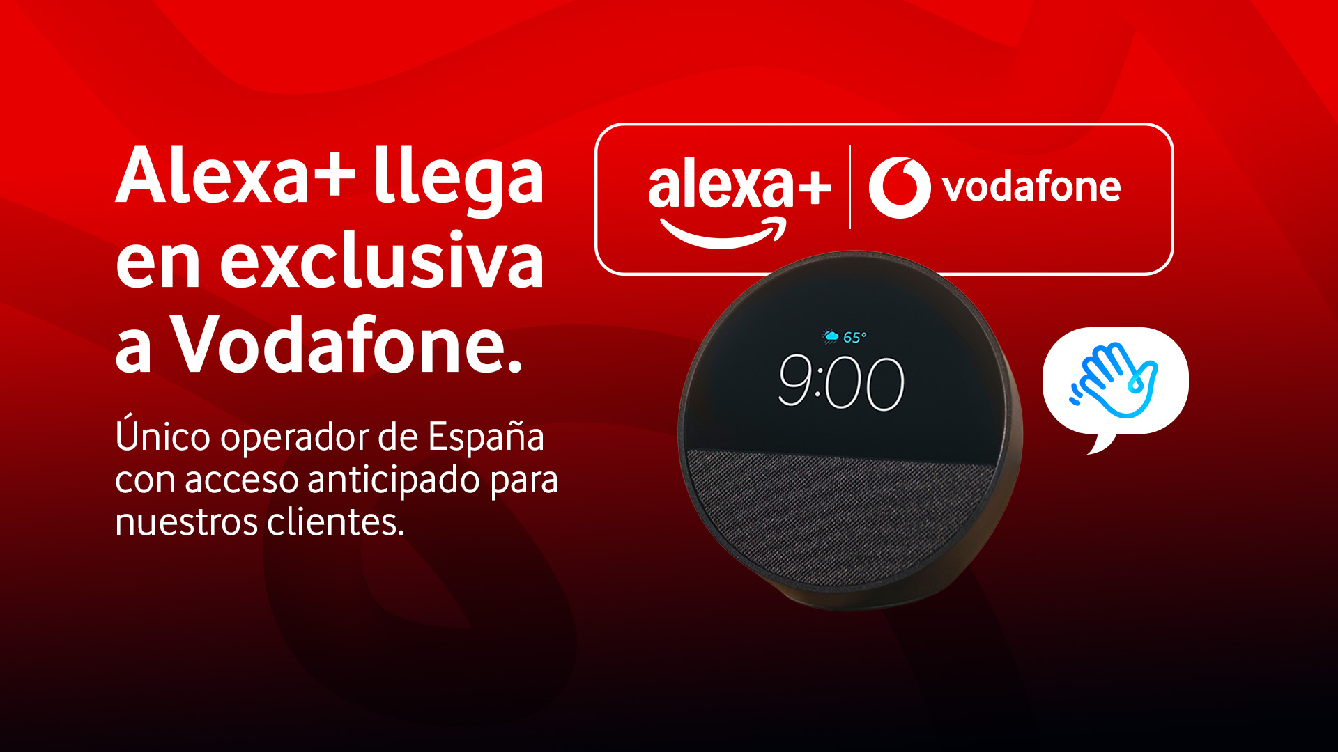 <strong>Vodafone colabora con Alexa en Espa&ntilde;a para ofrecer los &uacute;ltimos dispositivos Echo con Alexa+</strong>