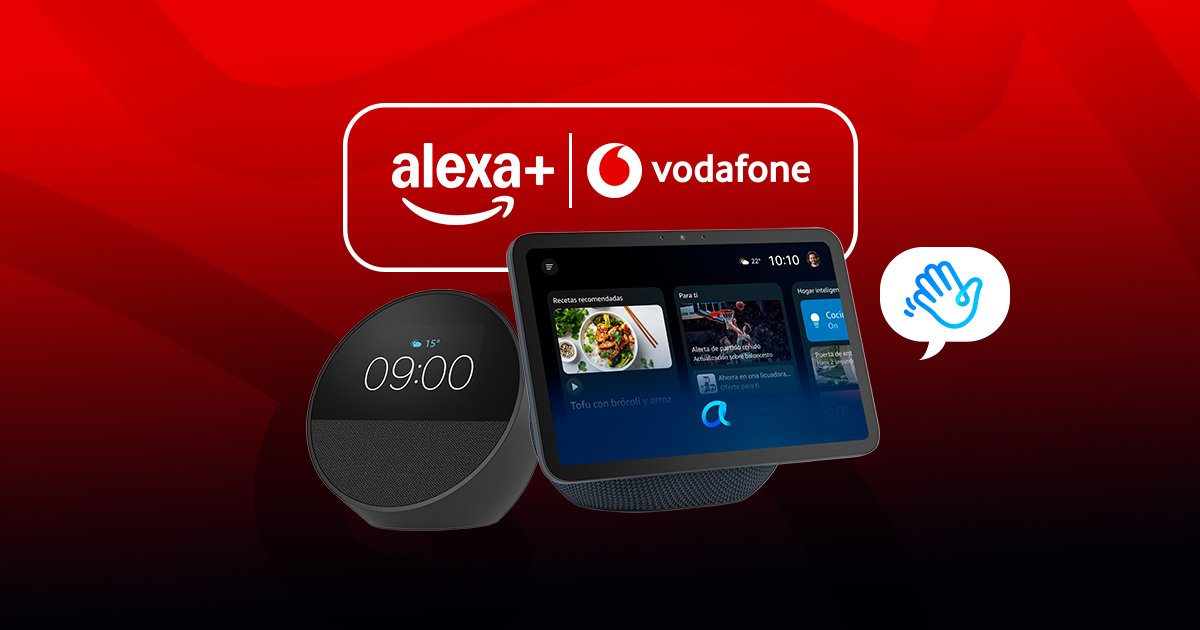 <strong>Vodafone colabora con Alexa en Espa&ntilde;a para ofrecer los &uacute;ltimos dispositivos Echo con Alexa+</strong>