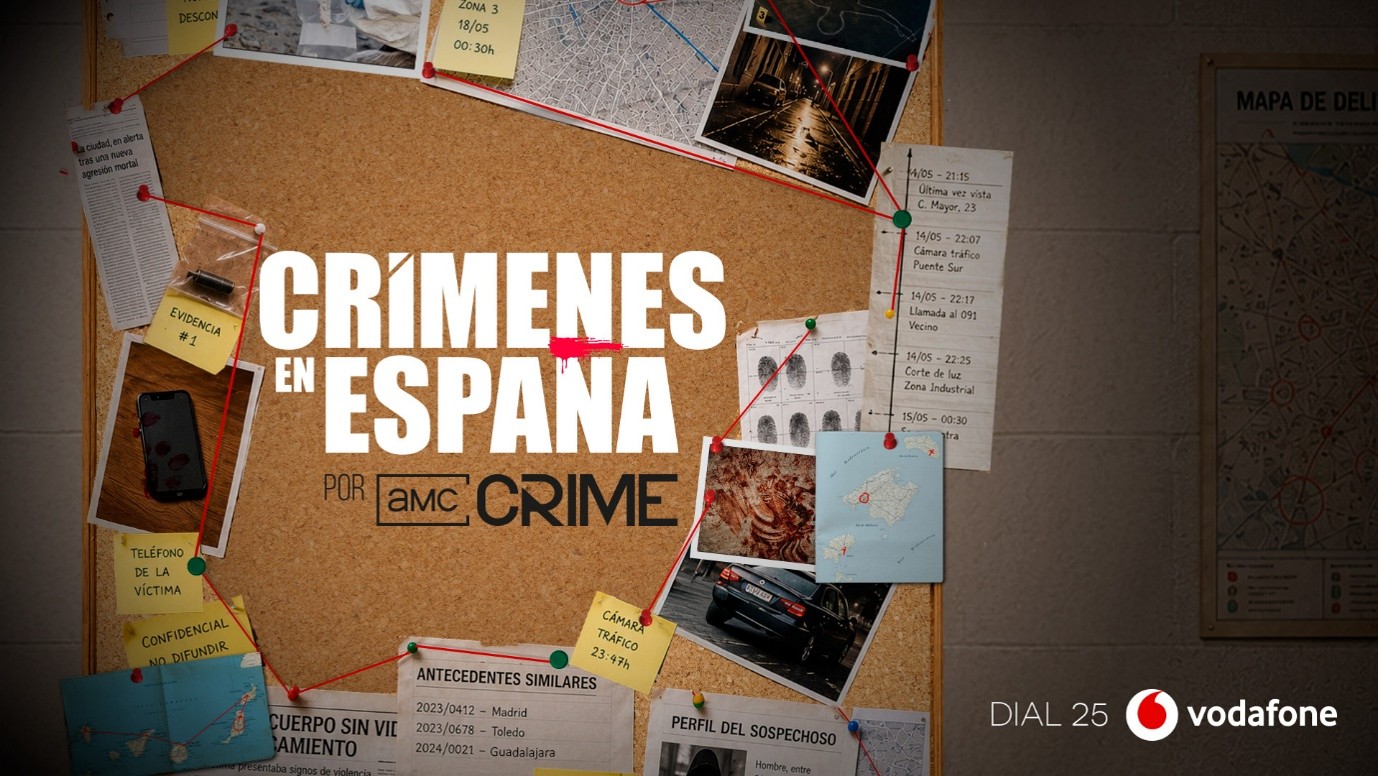 Vodafone TV lanza en exclusiva el canal temporal "Cr&iacute;menes en Espa&ntilde;a por AMC Crime"