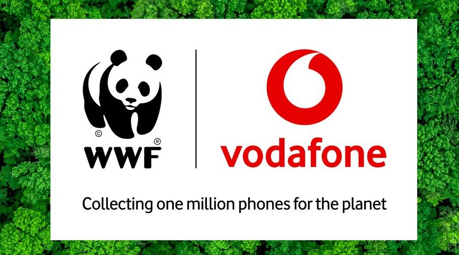 El acuerdo de colaboración global entre Vodafone y WWF cumple su primer año con más 200.000 teléfonos reutilizados y reciclados