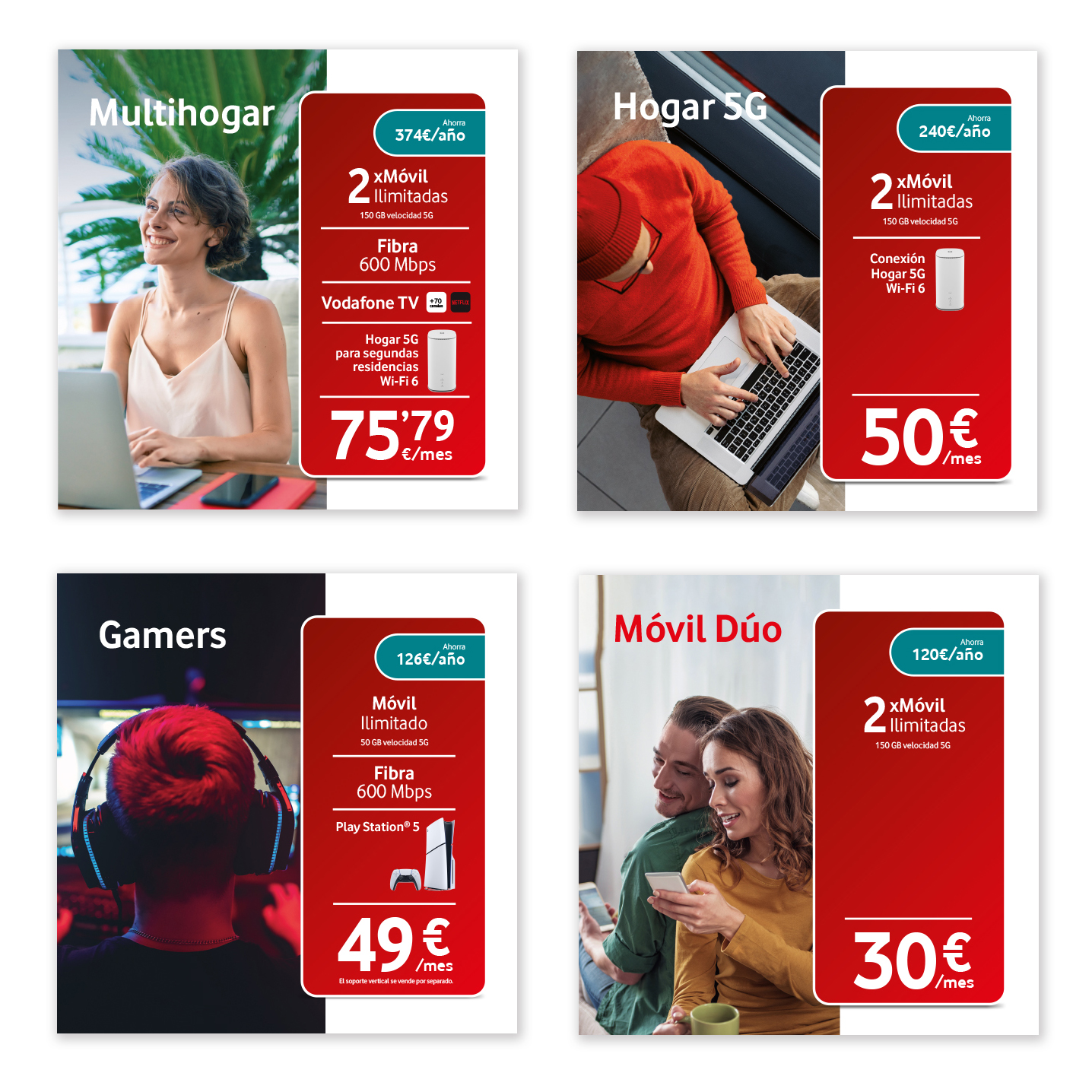 <strong>Vodafone evoluciona su estrategia comercial con nuevos packs de ahorro adaptados a cada necesidad</strong><br/>