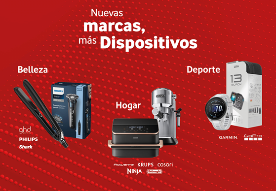 Vodafone transforma su tienda: tecnolog&iacute;a premium para el hogar, la belleza y el deporte