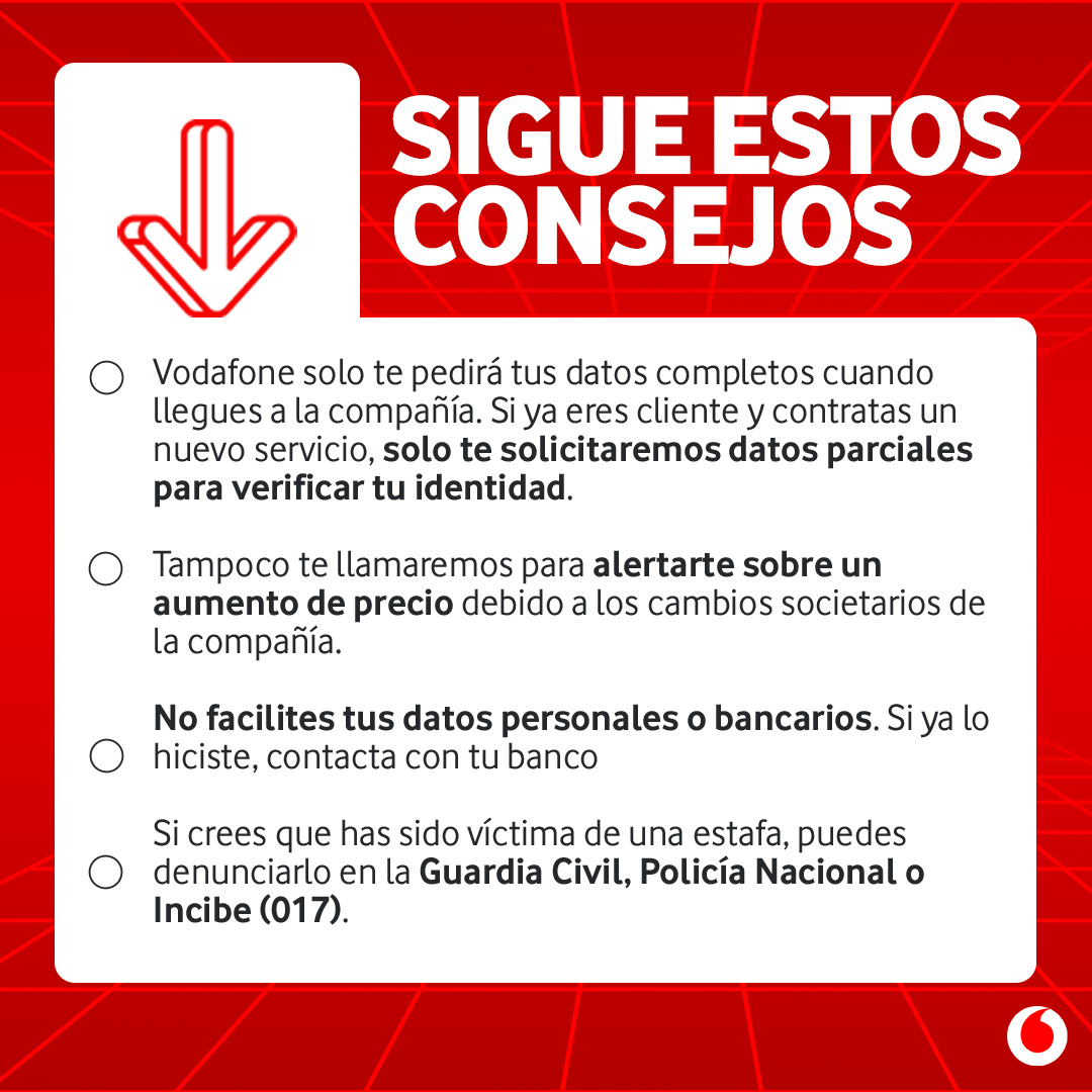 Vodafone España lanza hoy una campaña de divulgación para ayudar a los clientes a reforzar su seguridad digital