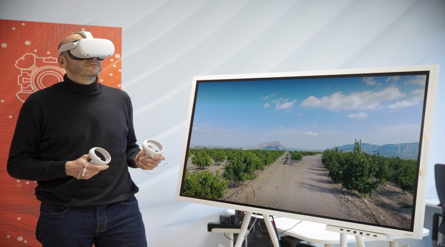 Vodafone vuela un dron real desde el metaverso Vodafone 5G Reality con su red 5G en el Mobile World Congress