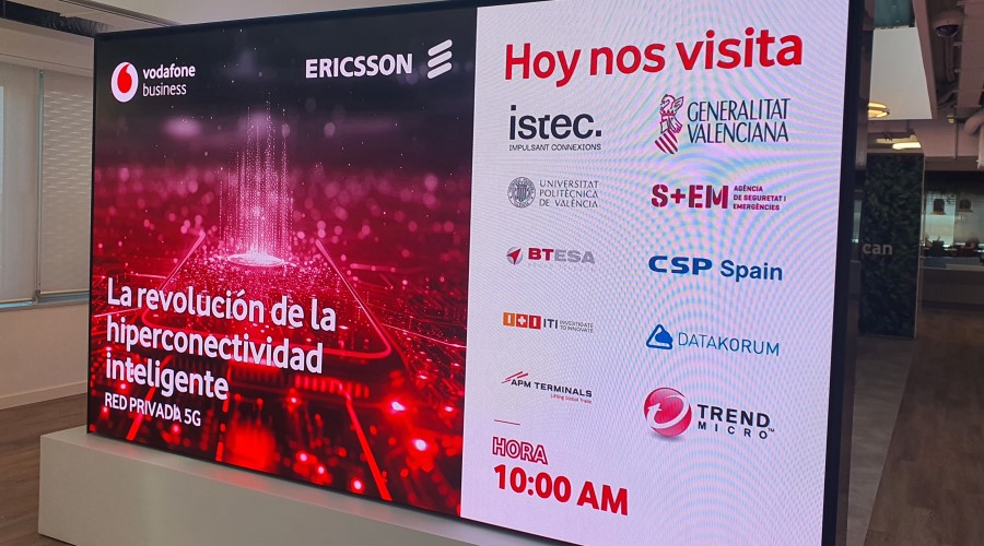 Vodafone Business y Ericsson acercan las redes privadas 5G a las empresas valencianas