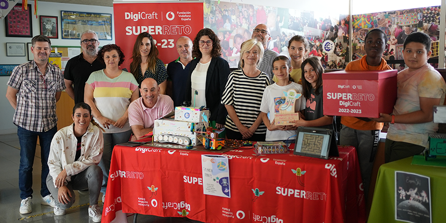 La Fundación Vodafone España y la Conselleria d'Educació i Formació Professional dan a conocer el centro ganador del ‘SuperReto DigiCraft’ de Baleares