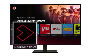 Vodafone TV incorpora ATRESplayer PREMIUM a su oferta de televisión