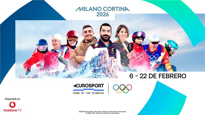 Con Vodafone TV se podrán ver los Juegos Olímpicos de Invierno Milano Cortina 2026
