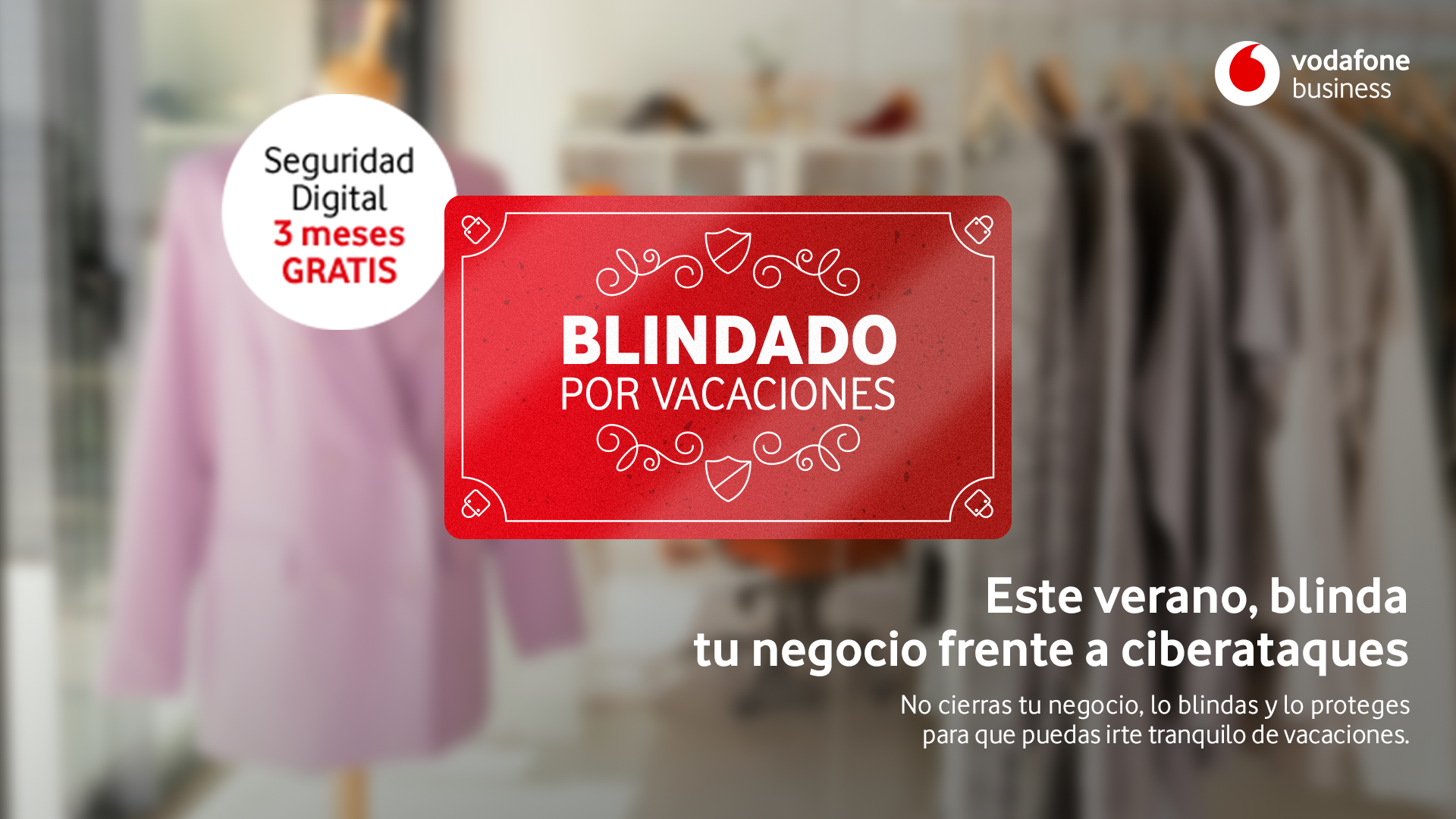 Vodafone Business refuerza la ciberseguridad de autónomos y pequeños negocios este verano