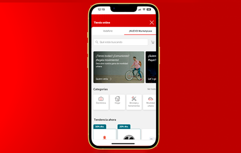 Los clientes de Vodafone ya pueden acceder al nuevo Marketplace con miles de productos