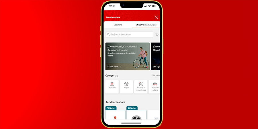 Los clientes de Vodafone ya pueden acceder al nuevo Marketplace con miles de productos