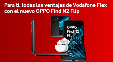El nuevo OPPO Find N2 Flip estará disponible con Vodafone Flex