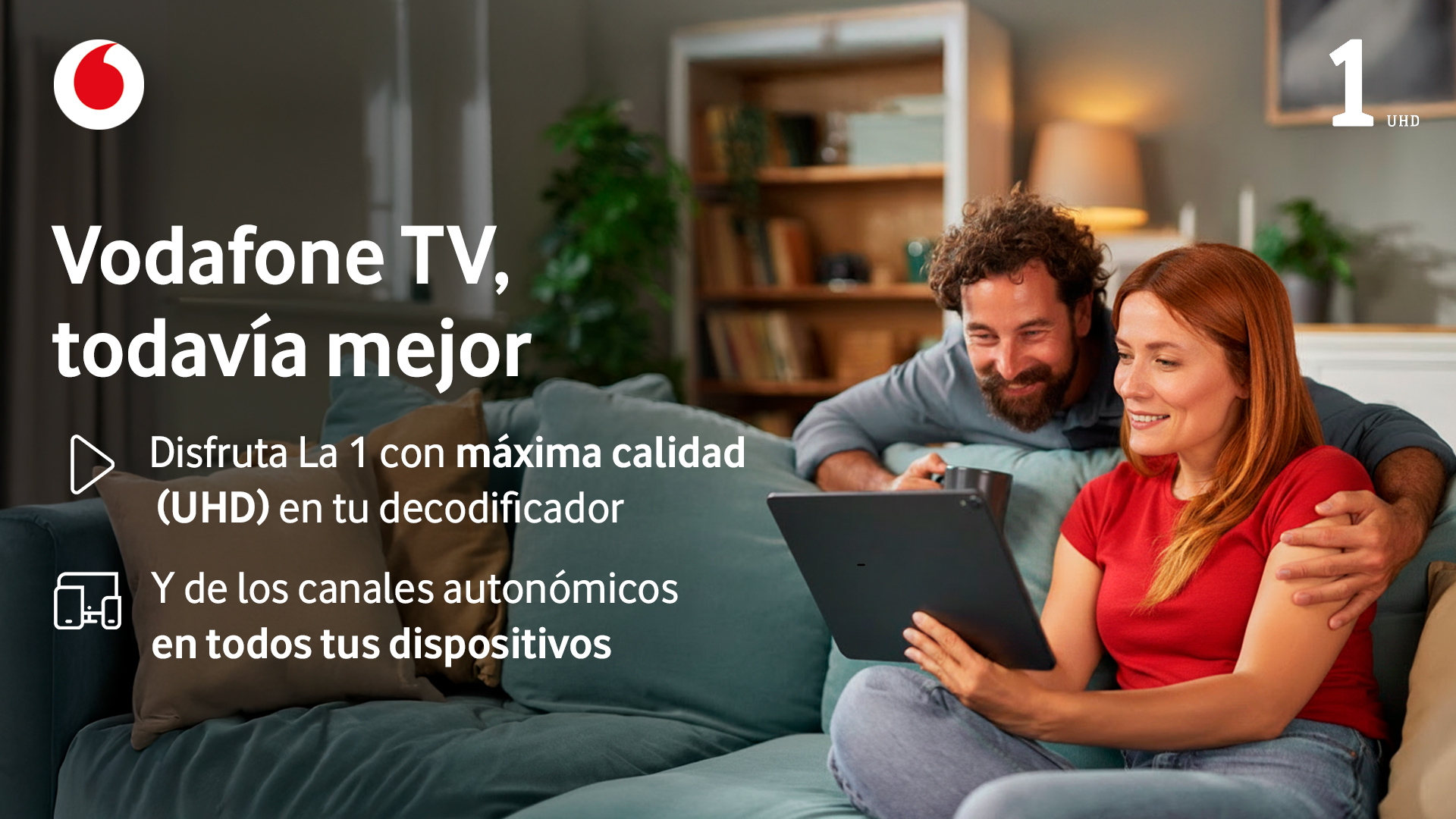 <strong>Vodafone TV mejora su oferta con LA1 en 4K y 30 canales autonómicos y regionales en nuevos dispositivos</strong><br/>