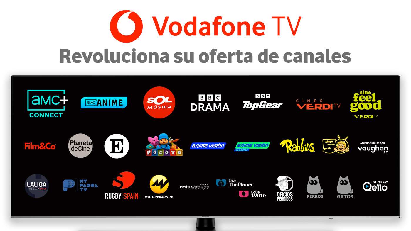 <strong>Vodafone TV amplía su propuesta de entretenimiento con más de 25 canales</strong><br/>  
