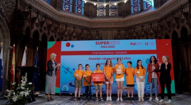 La Fundación Vodafone España y la Consejería de Educación dan a conocer el ganador del ‘SuperReto DigiCraft’ de Cantabria